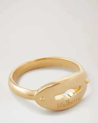 Bayswater Small Ring Gold Plated Brass Women