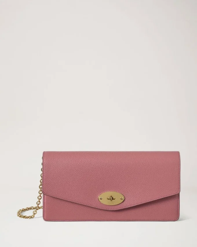 Darley Clutch Pink Scrumpy Small Classic Grain Women