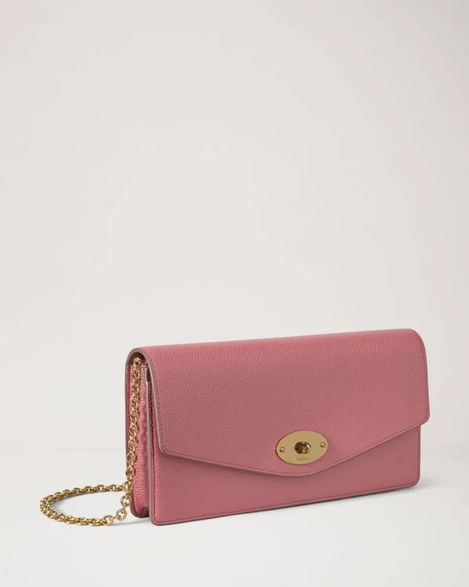 Darley Clutch Pink Scrumpy Small Classic Grain Women