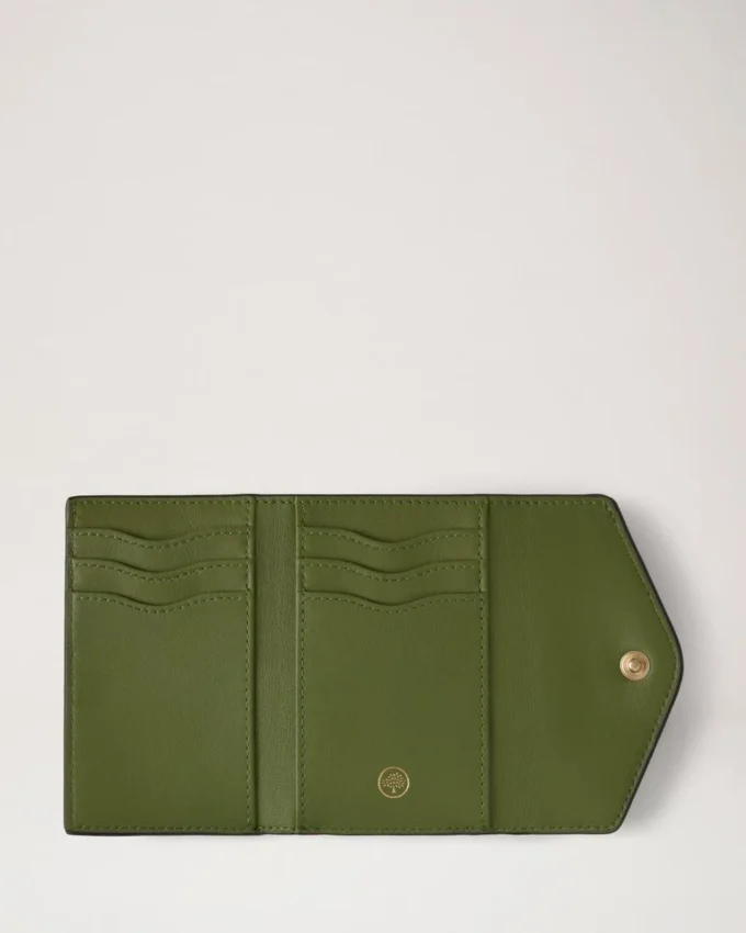 Folded Multi-Card Wallet Fern Small Classic Grain