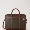Heritage Briefcase Mole & Cognac Bio-Based Scotchgrain
