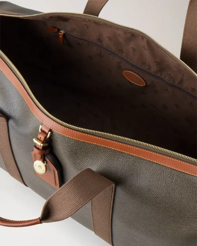 Heritage Medium Clipper Mole & Cognac Printed Bioveg Scotchgrain & Flat Calf