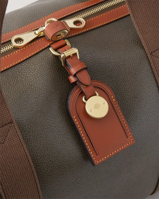 Heritage Medium Clipper Mole & Cognac Printed Bioveg Scotchgrain & Flat Calf