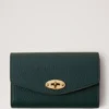 Medium Darley Wallet Mulberry Green Heavy Grain