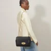 Medium Lily Black Glossy Goat Women