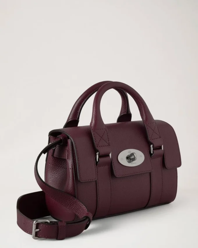 Mini Bayswater Black Cherry Small Classic Grain