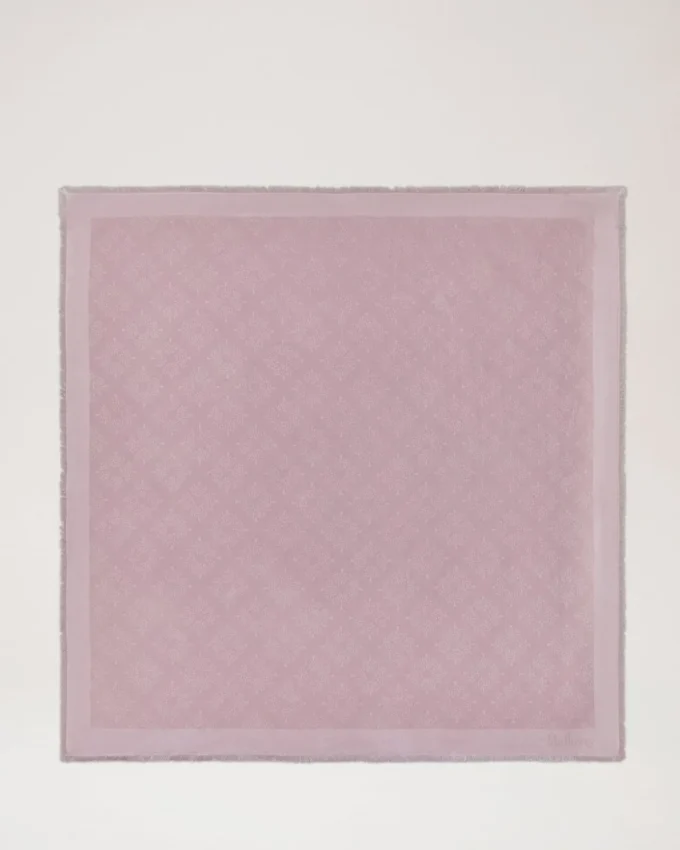 Mulberry Tree Square Powder Rose Cotton Silk Blend