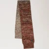 Ombre Degrade Scarf Rust Lambswool Women