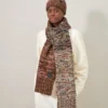Ombre Degrade Beanie Rust Lambswool Men