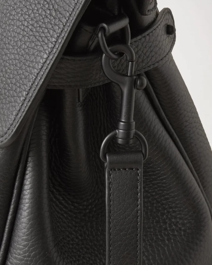 Oversized Alexa Black Heavy Grain Women