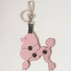 Puzzle Keyring – Poodle Dog Powder Rose Micro Classic Grain & Small Classic Grain