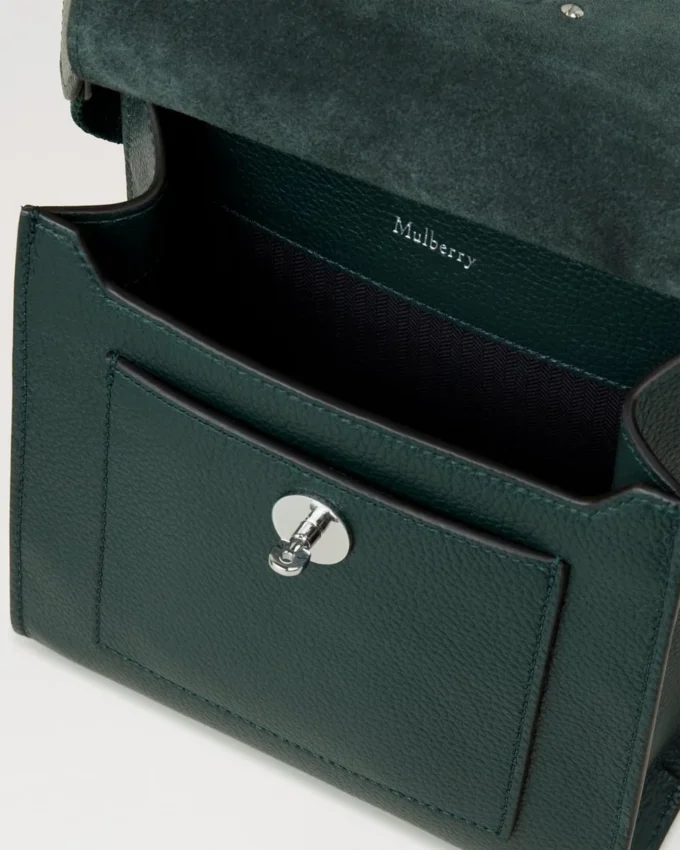 Small Antony Mulberry Green Small Classic Grain
