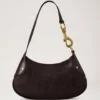 Small Hackney Shoulder Bag Ebony Shiny Buffalo Top Handle Bags