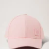 Solid Baseball Cap Powder Rose Organic Cotton Women